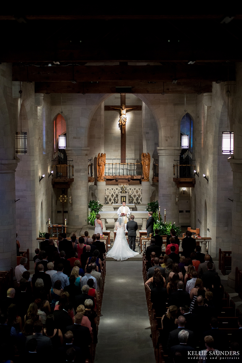 St. Hugo of the Hills Catholic Wedding, Kellie Saunders Photography, St. Hugo of the Hills wedding